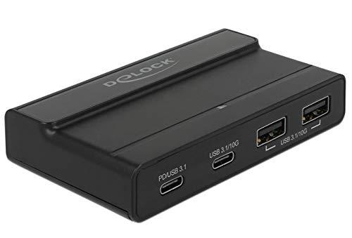 DELOCK 64054 HUB & CONCENTRATEUR USB 3.1 (3.1 GEN 2) TYPE-C 10000 MBIT_0