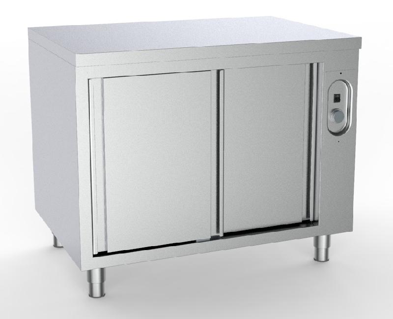 Armoire chauffante 2 portes coulissantes prof: 700mm longueur 2000mm - P7333.0310_0