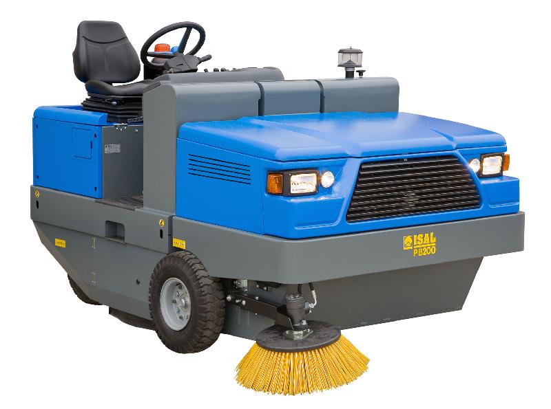 Balayeuse autoportée PB 200 D Isal - diesel - largeur de travail 200 cm - bac 600 L_0