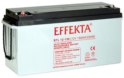 Batterie solaire agm 150ah 12v effekta btl 12-150_0