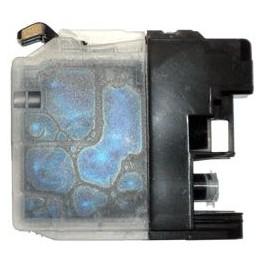 Cartouche d'encre compatible Brother DCP J4110DW/J870/MFC 6920DW/4710DW (LC123C) Cyan 14 ml - Référence B123C_0