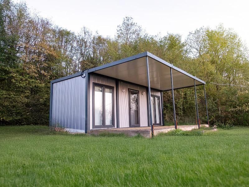 Bungalow de Chantier | Cabane de Chantier  | Container Amenage | Bureau Container | Bureau Conteneur | Model Terrace 240cmx600cm_0