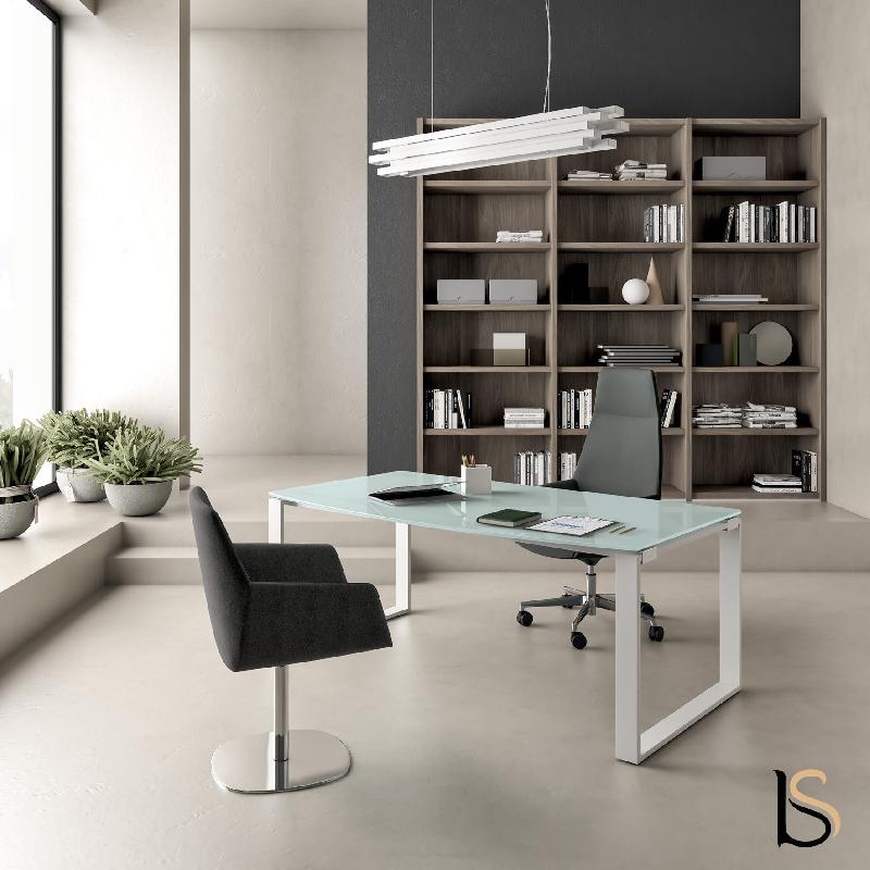 Bureau de Direction en verre X time - Quadrifoglio - 200_0