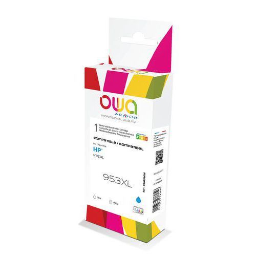 CARTOUCHE HAUTE CAPACITÉ COMPATIBLE HP 953 XL CYAN - OWA