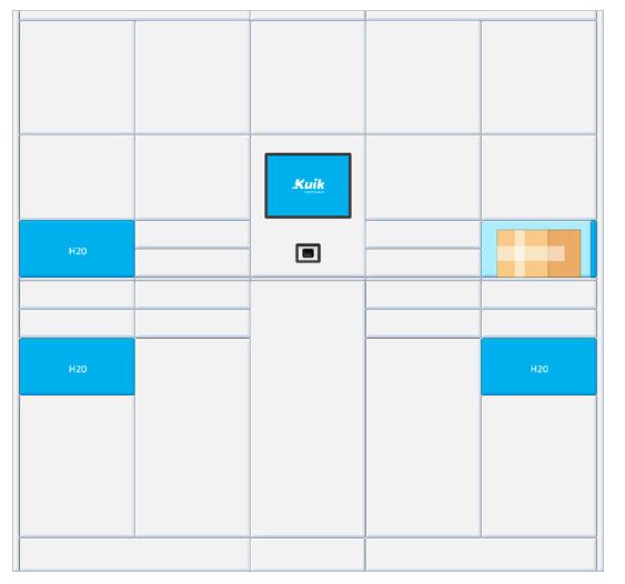 Casiers intelligents pour agences de transport - gestion de colis moyens - réf Porte H20_1