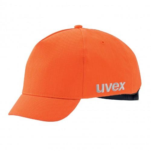 CASQUETTE COQUÉE - ORANGE HAUTE VISIBILITÉ - UVEX U-CAP SPORT HI-VIZ - TAILLE 60/63 UVEX