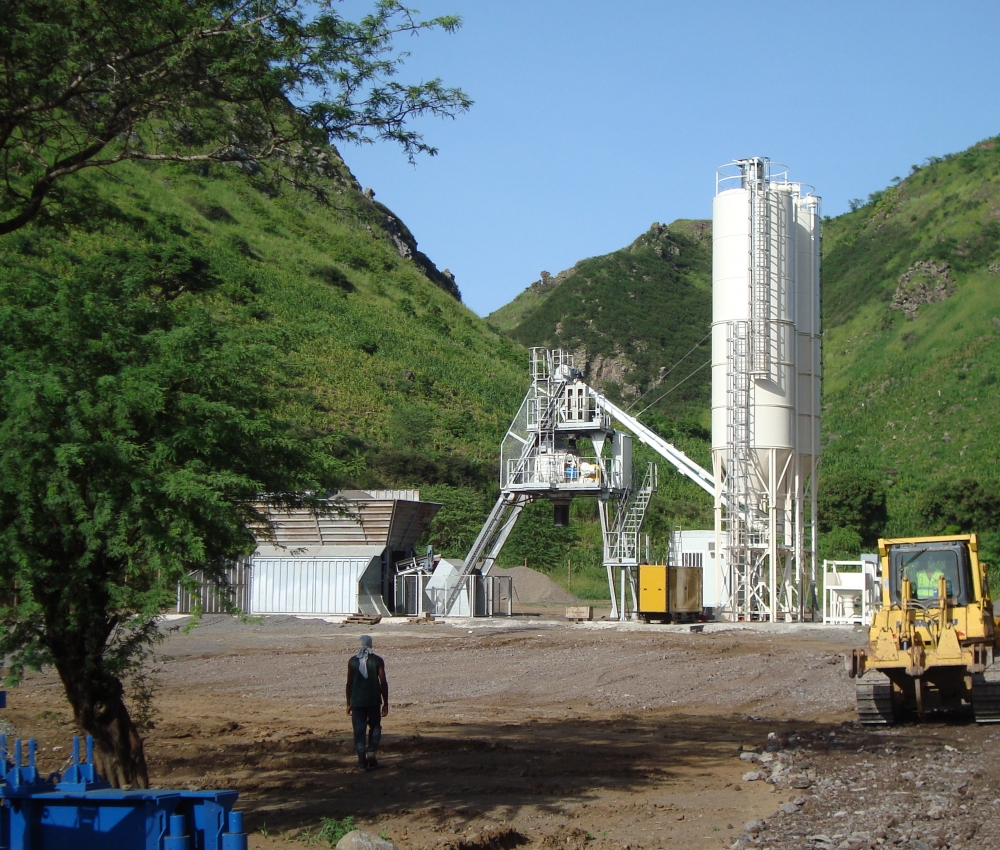 Centrale à béton totalement galvanisée, transportable  50 m3/h - express s_0