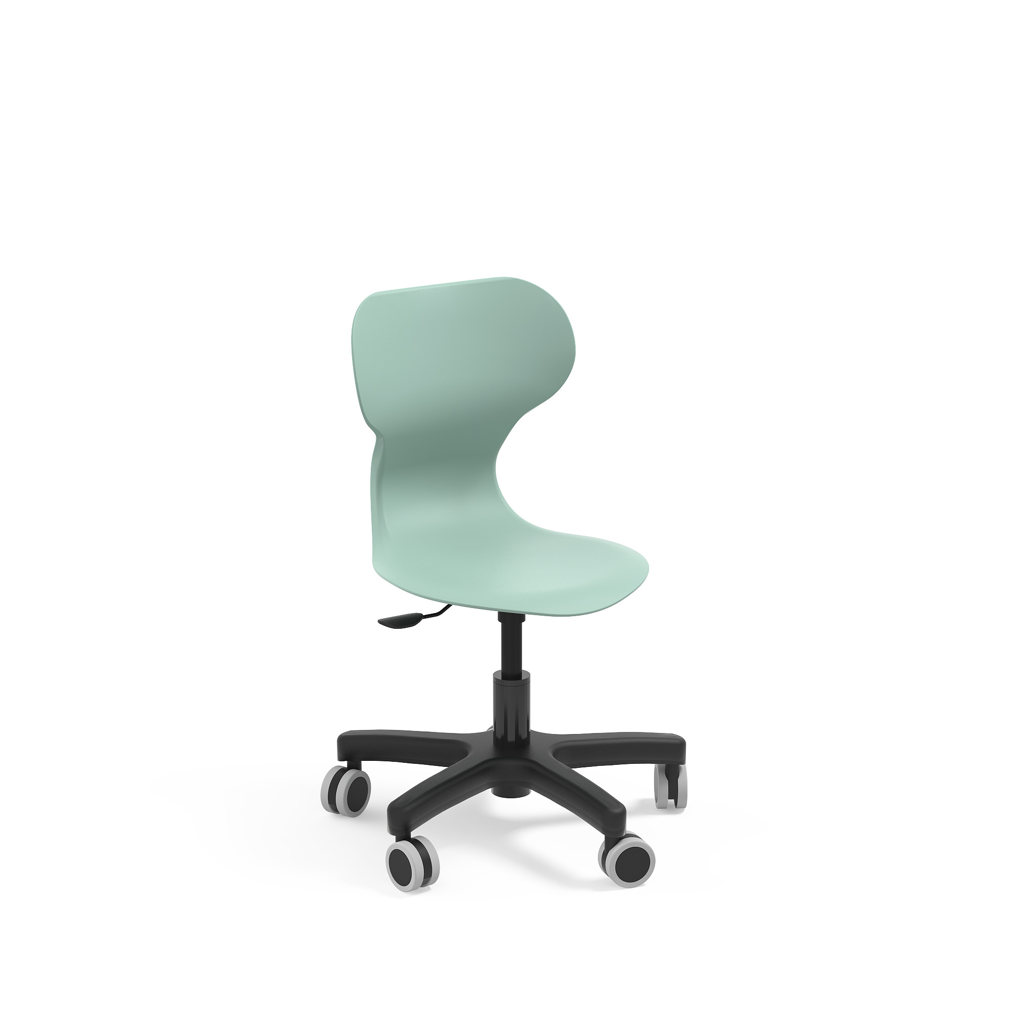 Chaise d'école Mia Mini Lift - Fauteuil pivotant à roulettes pour éducateurs_0