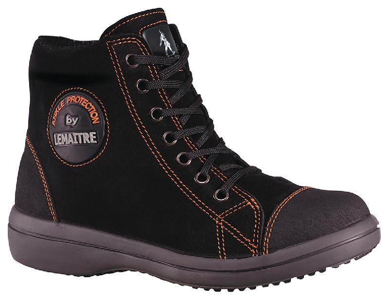 CHAUSSURES DE SÉCURITÉ VITAMINE HAUT S3 SRC NOIR-37 - MANUTAN COLLECTIVITÉS