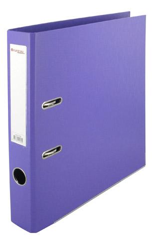 CLASSEUR À LEVIER CARTONNÉ BRUNEAU A4 - DOS 5 CM VIOLET