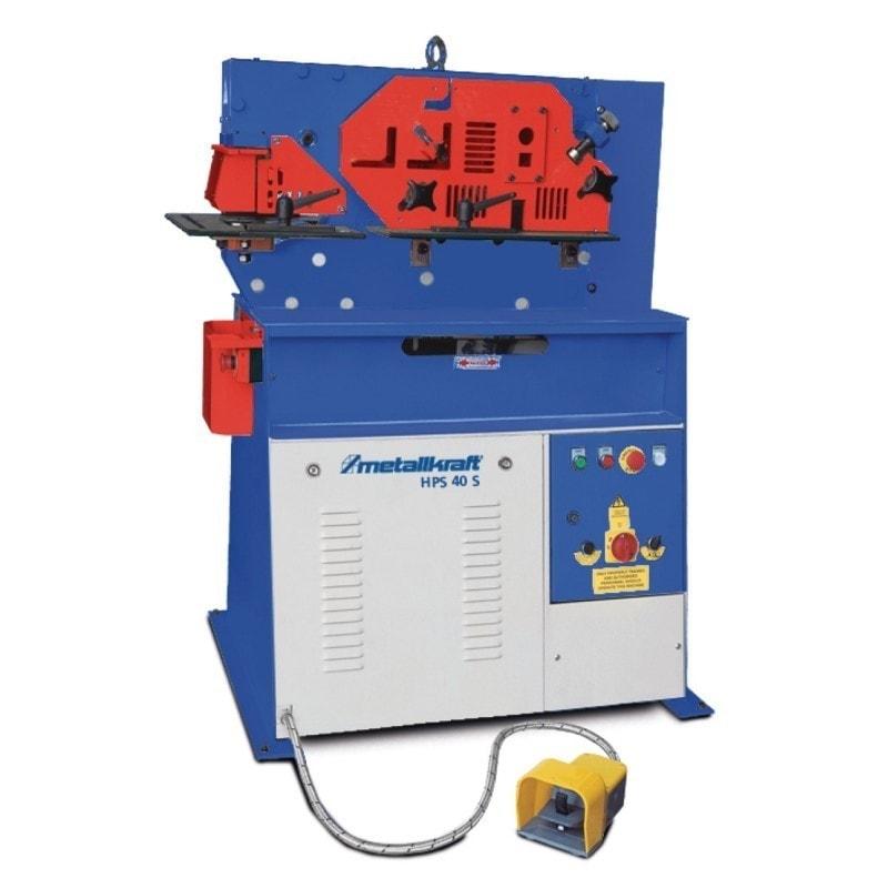 Combiné poinçonneuse-cisaille Metallkraft HPS 40S - 5 stations de travail - Moteur 400V - Réf. 3819040_0