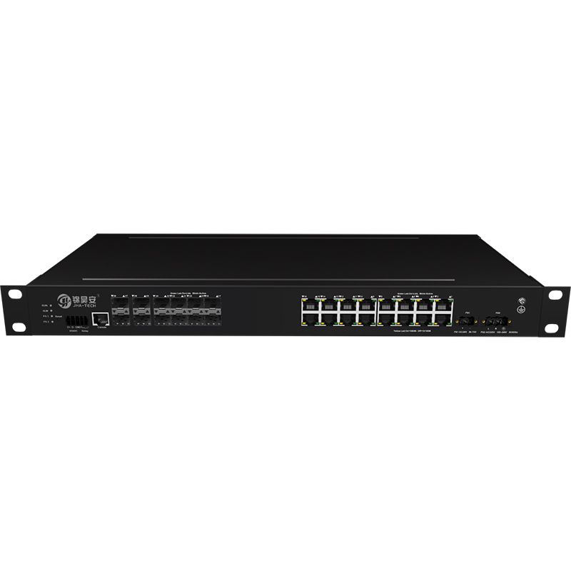 Commutateurs - switch - jha - 2 * 10g fibre port + 16 * 10/100 / 1000base-t - jai-migs1216-1u_0