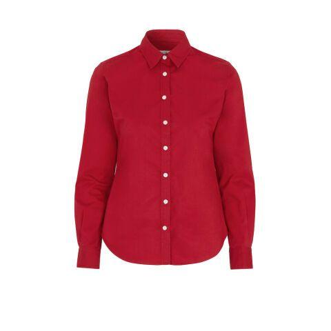 COTTOVER CHEMISE TWILL FEMME - CERTIFIÉ GOTS ROUGE - TAILLE 46