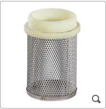 Crépine filetage plastique p.0209 - inox 304, maille 1,25 mm, modèle à visser_0