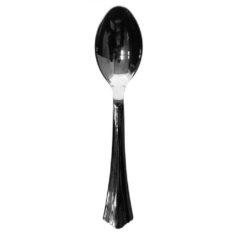 CUILLÈRE DE TABLE MÉTALLISÉE À USAGE UNIQUE- LOT DE 100 - AZ BOUTIQUE - COUVERT MÉTALLISÉ