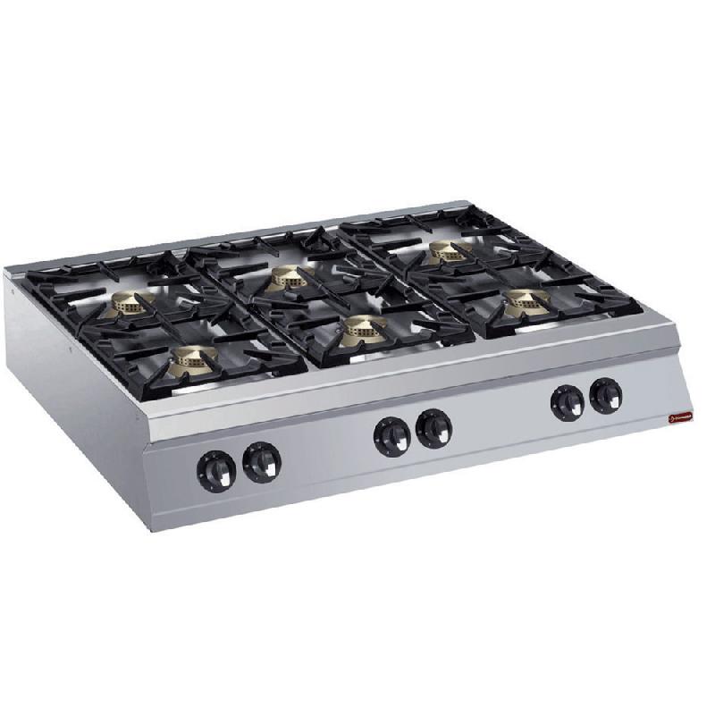 Cuisinière 6 feux vifs gaz à poser power - PG22/6B12TPW-N_0