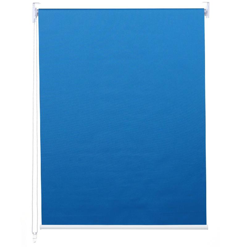 Décoshop26 - Store enrouleur de fenêtre occultant protection solaire store à tirage latéral 60x230cm opaque bleu 04_0004542 - bleu 3000462032691_0