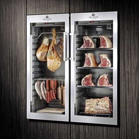 Cave de maturation viande Dry Ager DX 1000 Premium S - Politec - L700 x P742 x H1650 mm - 100 kg de capacité - Technologie SmartAging®_0