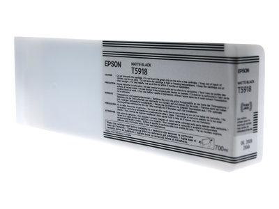 EPSON T5918 - NOIR MAT - ORIGINAL - CARTOUCHE D'ENCRE
