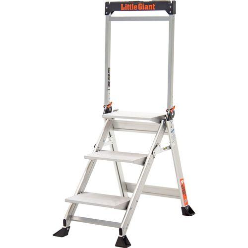 ESCABEAU / MARCHE PIED 3 MARCHES PLIABLE - GARDE-CORPS, PORTE-OUTILS - PIEDS & MARCHE