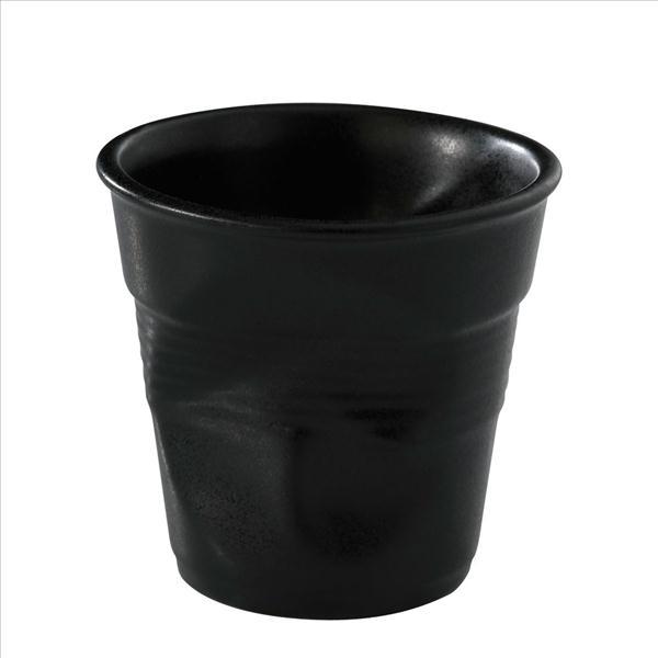 EXPRESSO 8CL NOIR MAT - REVOL - GOBELETS FROISSÉS