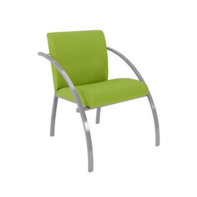 Fauteuil d'accueil Eva vinyle non feu M1 - Vert_0