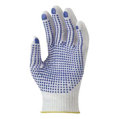 GANTS DE TRAVAIL TRICOTÉS AVEC PICOTS PVC BLEU PICOSTAR ANSELL_0