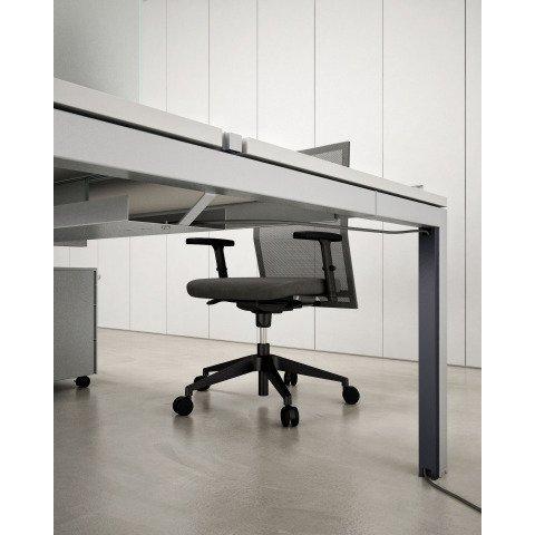 GOULOTTE PASSE-CÂBLES VERTICALE POUR PIEDS ARKO ANTHRACITE