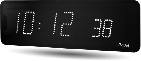Horloge LED Style II 10 S, alimentation 230V, indépendante, LED blanche - BODET_0