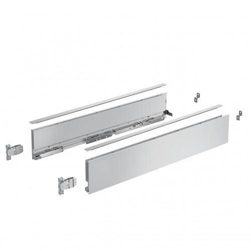 KIT TIROIR SIMPLE - H101 MM - L300 MM - AVANTECH YOU - ARGENT HETTICH