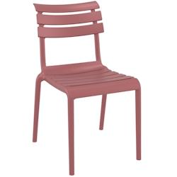 Ligne chr sorgue chaise - marsala - rouge plastique MCH-751293-MARS_0