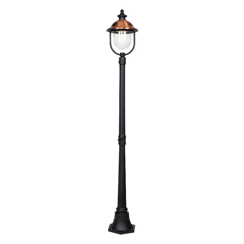 LINDBY LUMINAIRE D\'EXTÉRIEUR CLINT, 177CM, MÉTAL, RÉSISTANT À L\'EAU DE MER, E27