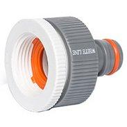 LOT DE 23 - NEZ DE ROBINET WHITE LINE, 1' + 3/4', GRIS/BLANC