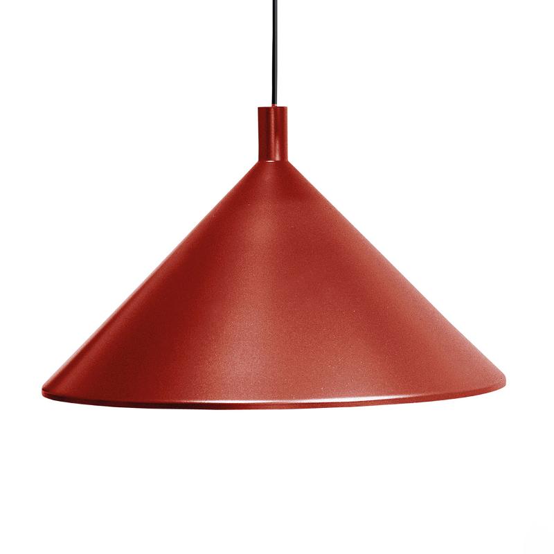 MARTINELLI LUCE CONO SUSPENSION ROUGE, Ø 30 CM