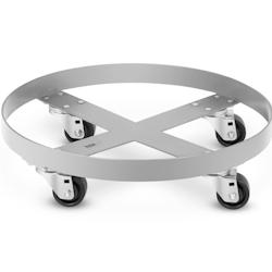 MSW - MSW Rouleur Porte-Fût Socle Chariot 200L MSW-WDL-570 (ø 60 cm, Capacité De 300 kg, 4 Roues, Acier & Caoutchouc) - 4062859003744_0