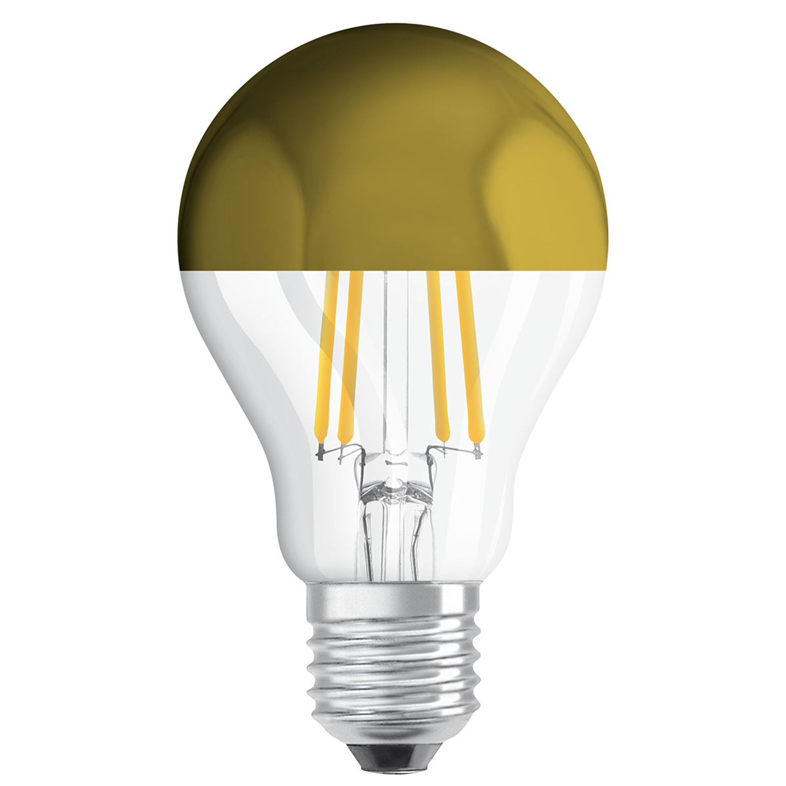 OSRAM AMPOULE LED E27 CLA MIRROR DORÉ 4 W 2 700 K