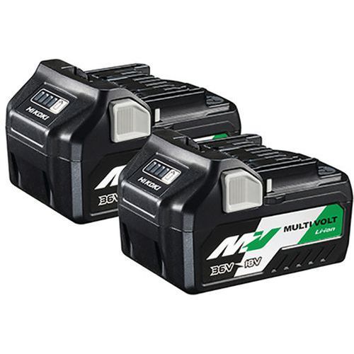 PACK DE 2 BATTERIES BSL36A18 36V 2.5AH/18V 5.0AH LI-ION - HIKOKI