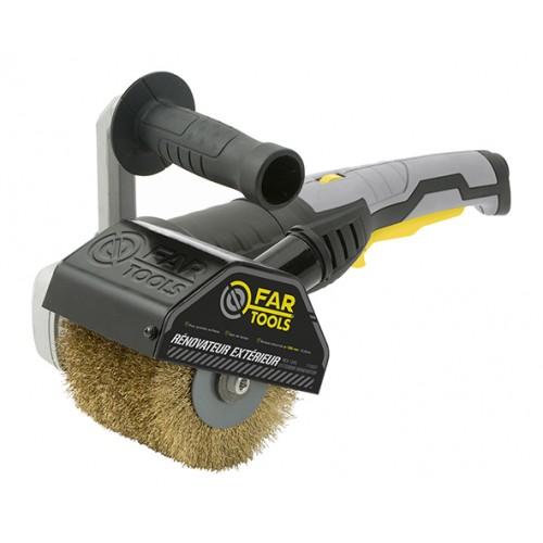 PACK RÉNOVATEUR EXTÉRIEUR A BROSSE 1300 W - REX 120C + BROSSES FARTOOLS