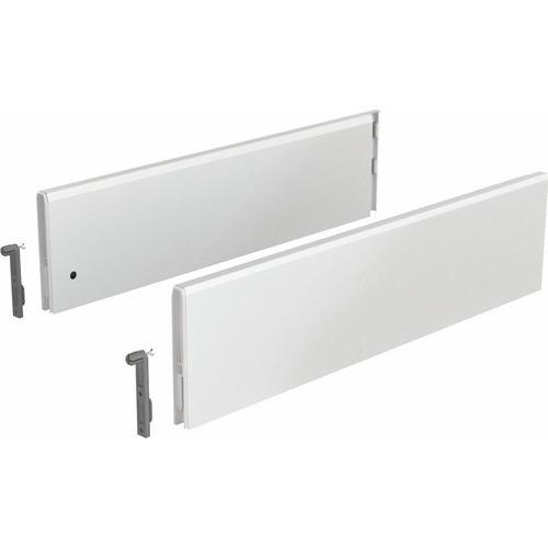 PAROIS LATÉRALES ACIER TOPSIDE-H124MM-L450MM-BLANC HETTICH