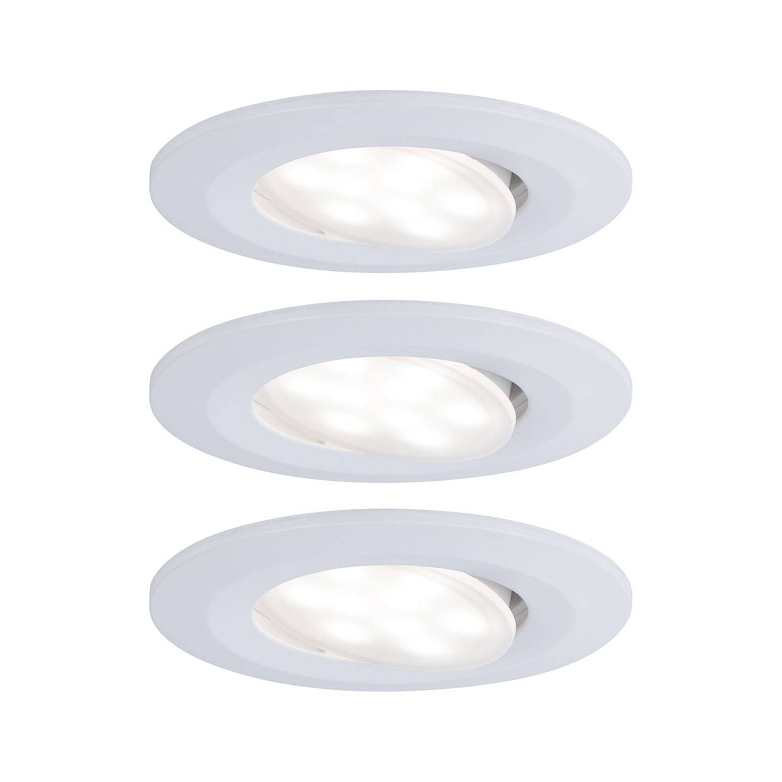 PAULMANN CALLA PIVOTANT ON/OFF Ø9CM 840 X3 BLANC