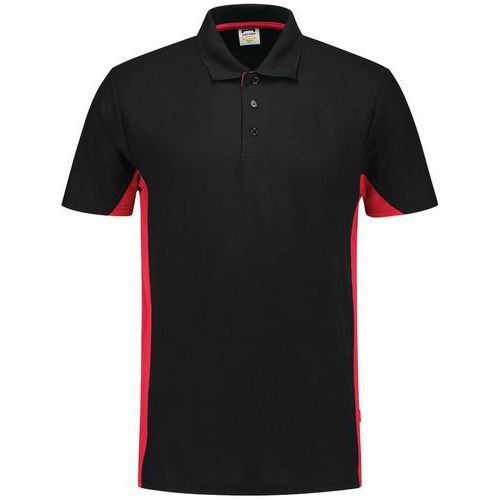 POLO BICOLOR 202004 BLACK-RED 8XL - TRICORP WORKWEAR