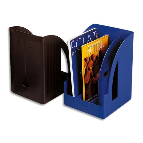 PORTE-REVUE PLUS JUMBO, FORMAT A4, POLYSTYRÈNE, NOIR