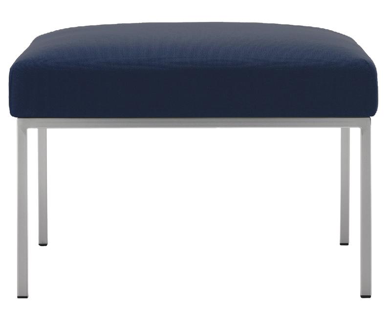 POUF ATRIUM TISSU M1 BLEU MARINE - MANUTAN COLLECTIVITÉS