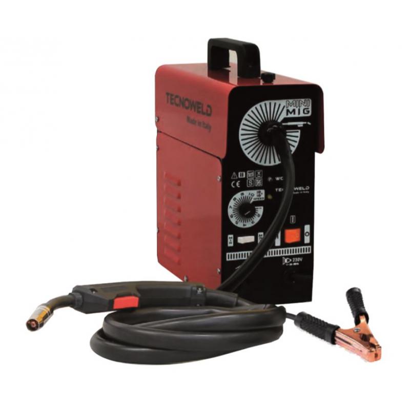 Pr1216 - Mini MIG Sans Gaz 95 Tecnoweld - Poste à souder MIG fil fourré portable 35-95 A_0