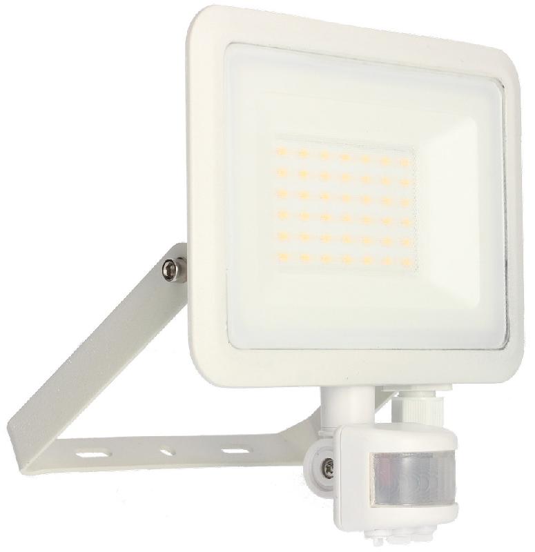 Projecteur mural Kreon 2 - IP44, 30W, 4000K, 3000lm, blanc mat avec détecteur IR paramétrable_0