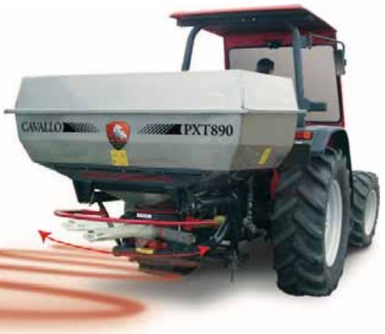 PXT distributeur d'engrais - Eurospand - transporté multifonction avec distribution de 4 m à 12 m_0