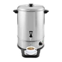Royal Catering Distributeur de boissons chaudes fontaine à eau chaude 30 Litres égouttoir - acier 3000185818985_0