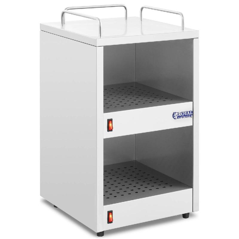 Royal Catering - Royal Catering RC-CW001 Chauffe-Tasse Café Électrique Professionnel pour Jusqu'À 72 Tasses 2 Étagères 55 °C (Dimensions : 32 x_0