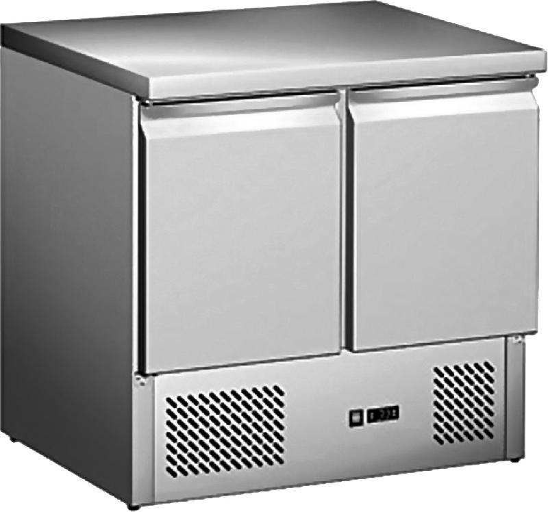Saladette 2 portes dessus inox L2G_0