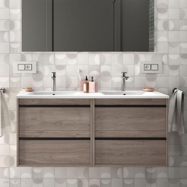 SALLE DE BAIN ATTILA 1200 CHÊNE ETERNITY - SALGAR 84959